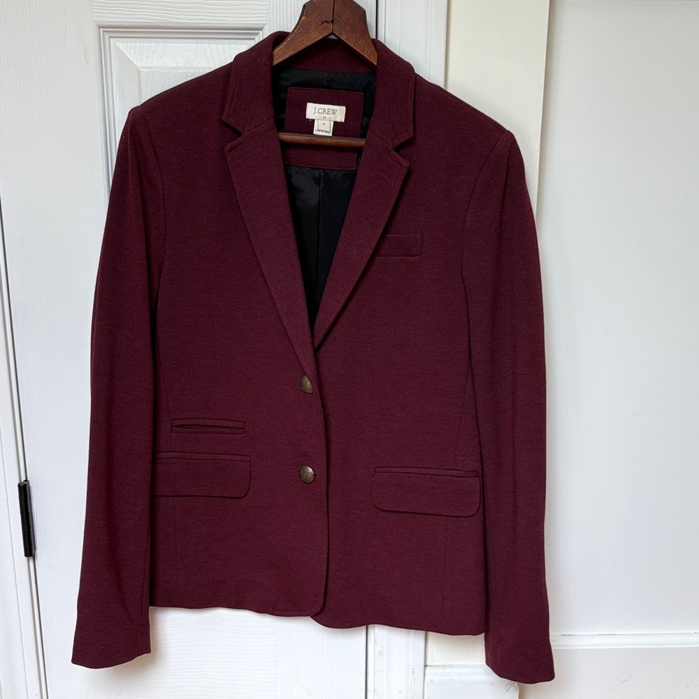 Women's J Crew Deep Red Blazer
